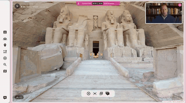 4K3D空間を自由に歩ける体験